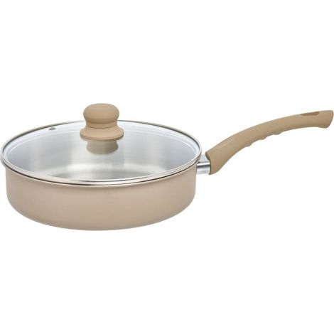 Sauteuse solstice d24cm alluminio beige - 5five (1/5)