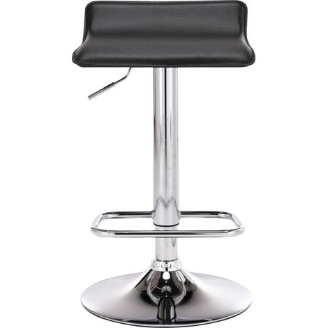 Set De 2 Taburetes Dyn en Cuero PU Negro (1/5)