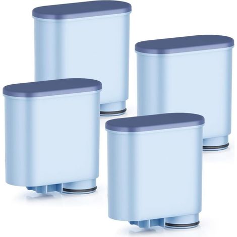 Pack de 4 filtres à eau pour cafetière compatible avec Philips AquaClean. filtre pour machine à expresso 3200. adapté aux cafetières automatiques. filtre anti-calcaire dédié (CA6903) (1/5)