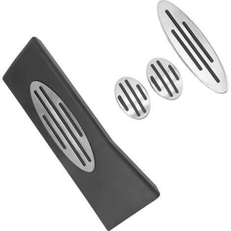 Pédale de frein auto antidérapante, surface stable, support haute résistance pour Cooper R55 R56 F55 R57 R58 R59 MT + repose-pied, kit accessoires (1/5)
