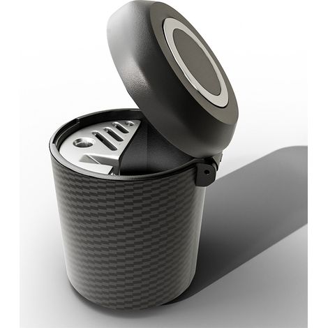 Auto-Aschenbecher mit Deckel, multifunktionaler Auto-Aschenbecher