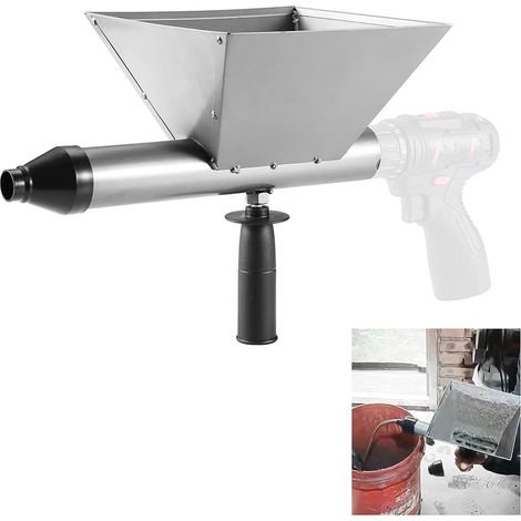 Pistolet à mortier électrique, Pistolet à mortier électrique avec buses différentes, Pistolet à béton pour joint de mortier, Outil d'étanchéité (1/5)