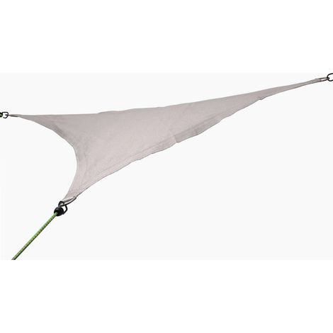 Vela de sombra triangular crema WERKA PRO 3,6 x 3,6 x 3,6m (1/5)