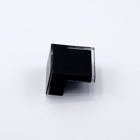 Maniglia nera per Cucina Square Soul larghezza 45 x altezza 41 mm in Pvc