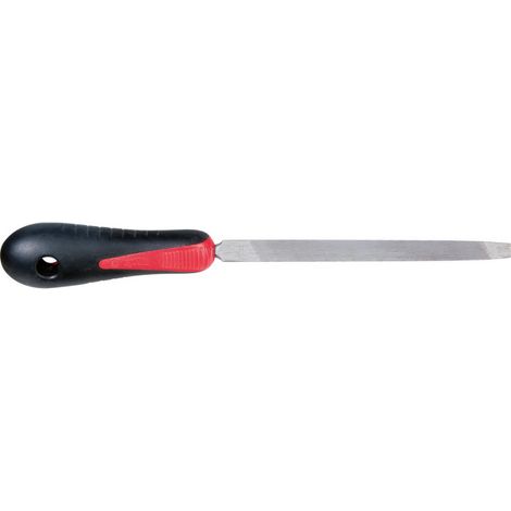Lime a 3 piani con angolo acuto, manico in bi-materiale, mezza morbidezza 125