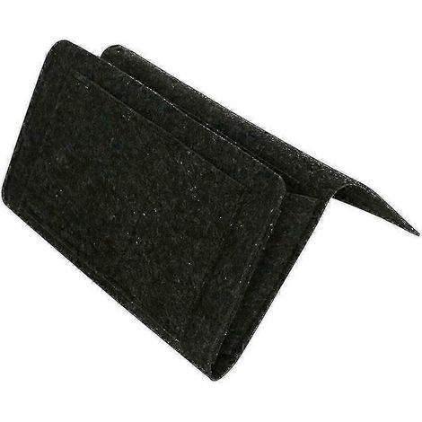 Filz-Aufbewahrungstasche mit Taschen für Bett, Sofa oder Schreibtisch – Hängender Organizer für Handy und Zeitschriften-Dark Gray (1/5)