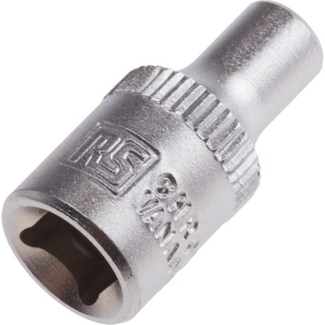 Douille 4mm Hexagonal, entraînement 1/4'', Carré ( Prix pour 1 ) (1/2)