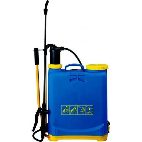 TRADE SHOP - Nebulizzatore Zaino Spalla 16 Lt Spruzzatore Irroratrice Pompa A Pressione Mano -