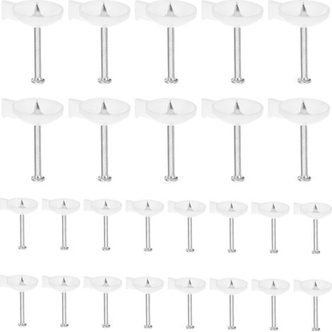 Clous adhésifs muraux Unomor en ABS 45 pièces compatibles (1/5)