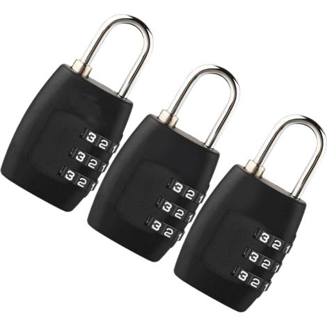 de 3 cadenas à combinaison pour valises cadenas de sécurité (1/5)