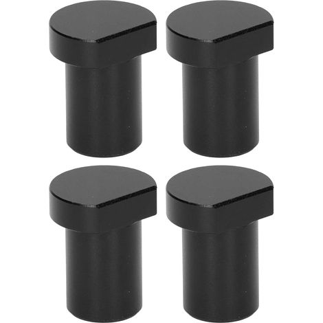 4 Stück Holzbearbeitungs-Desktop-Begrenzungsblöcke, Holzbearbeitungsbank-Begrenzungskartenblock, 20 mm Durchmesser, Schwarz (1/5)