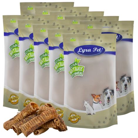 5 kg de boudins de bœuf Lyra Pet® de taille moyenne