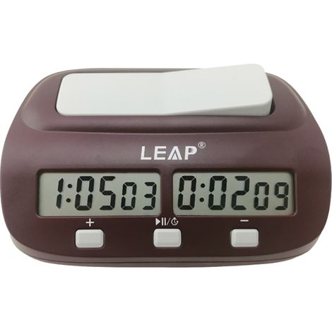 Reloj de ajedrez digital profesional con temporizador de cuenta regresiva para competiciones y torneos de maestros. (1/5)