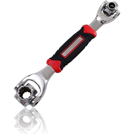 Clé Universelle 48-en-1,Insulated Ratcheting Box Wrench,Clé Multifonctionnelle,Rotation de 360 Degrés,Tigre Clé à Douille (1/5)