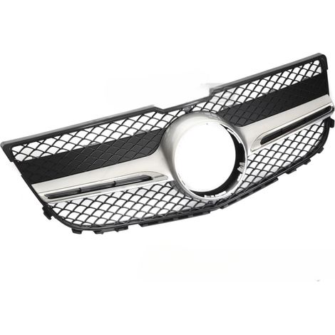 Grille calandre Mercedes GLK X204 de 2013 a 2015 Silver Chrome-42731651 (1/4)