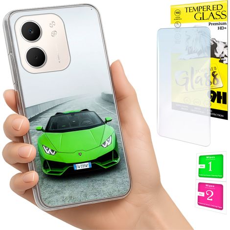 Funda para Oppo A5X Photo con tapa trasera y cristal 9H (1/5)