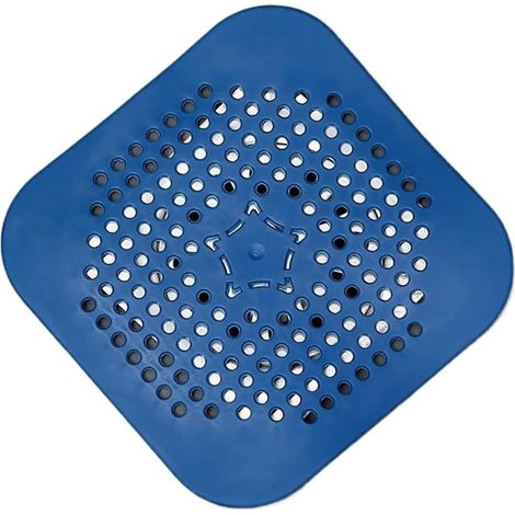 Filtre de siphon de sol, collecteur de cheveux, bouchon anti-obstruction et désodorisant pour douche (3 pièces, blanc)