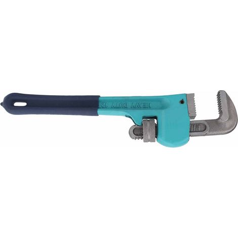 Clé à pipe de 30 cm (12 po) en acier robuste de 20 kg (45 lb) avec poignée en plastique et ouverture réglable pour la réparation (1/5)
