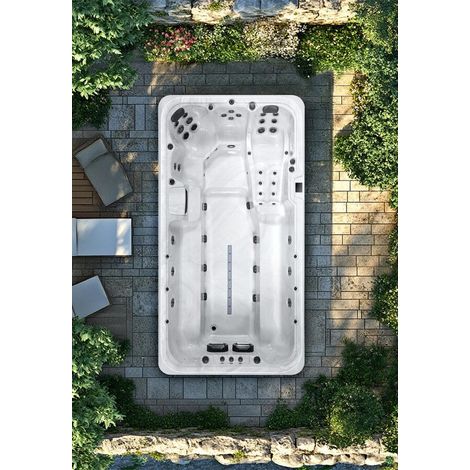 Platinum Spas Titan Swim Spa 430x225x120cm River Jet System inkl. Thermoabdeckung
