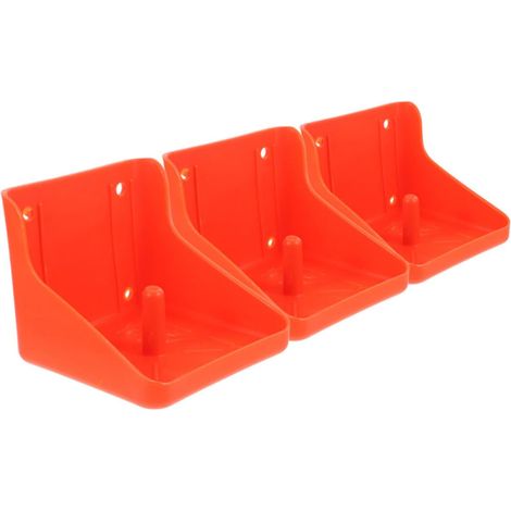 Support en Plastique pour Blocs de Sel Rouge, Pratique et Commode, Lot de 3 Pièces pour Élevage de Bétail et Volailles en Intérieur et Ferme (1/5)