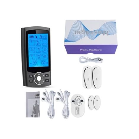 Filiyano-Appareil de massage pour la nuque et les poignets, stimulateur musculaire, 36 modes, noir Cuich