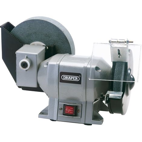 Draper Expert 78456 230V 250W Wet and Dry Bench Grinder for Versatile Grinding and Polishing