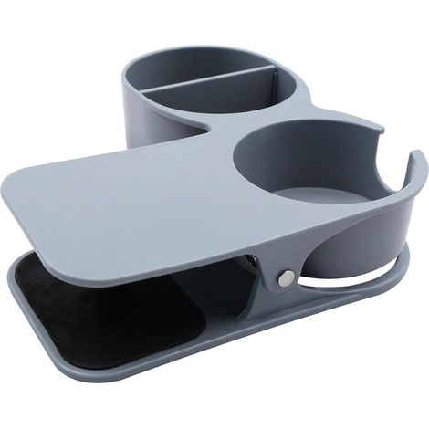 Porte-gobelet à clip - Porte-gobelet - Porte-bouteille - Support pour tasse à café avec pince - Support de bureau mobile pour la maison, le bureau (1/4)