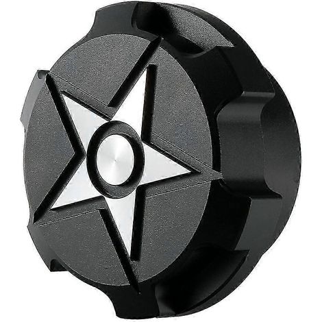 Bouchon de réservoir d'essence en aluminium pour modèles SL, LE, R, S, SLR 2015-2024 : bouchon de réservoir d'essence/d'huile noir (1/5)