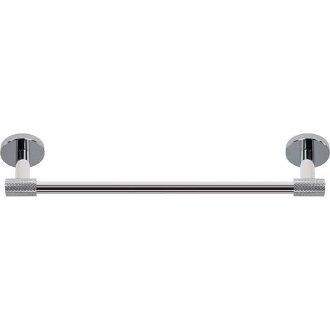 Cleafe - Porta Asciugamani Lungo Da 60 Cm In Acciaio Cromato Accessorio Per Arredo Da Bagno 87923 - (1/5)