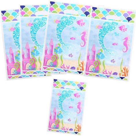 C-16×22cm 50 Kindergeburtstagstüten, Geschenktüten, Geburtstagssüßigkeiten