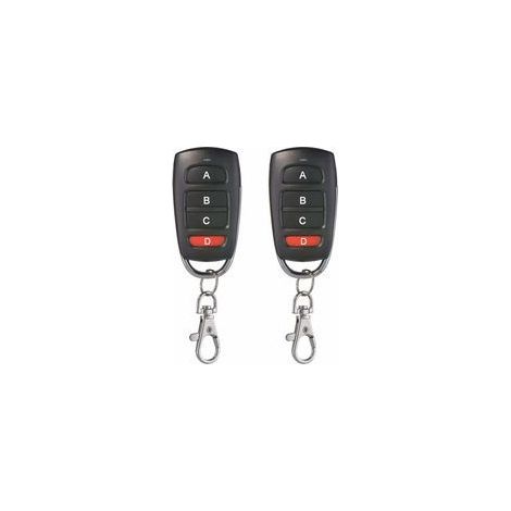 2er-Pack Universal-Garagentor-Klon-Fernbedienung 433 MHz 4-Tasten-Kloner für elektrische Garagentore usw.