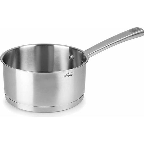 Cazo recto acero inoxidable Lacor  Capacidad 1 Litro  14 cm  Cazos inox  Utensilios de cocina