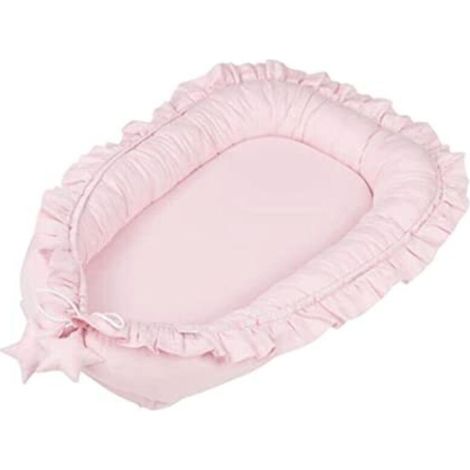 Tumbona para bebé, 95 x 60 cm. Tumbona portátil de algodón de alta calidad con moisés, moisés de viaje para recién nacidos, nido suave para bebés de 0 a 18 meses. (1/3)