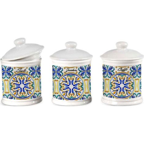 Barattolo Ceramica Terre Pz 3 Bellintavola