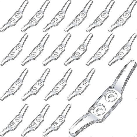 20 clips de sécurité pour stores vénitiens, clips pour cordes de stores vénitiens, clips pour cordes de fenêtre adaptés à la maison, au bureau, aux stores vénitiens et aux rideaux [jkw] (1/5)