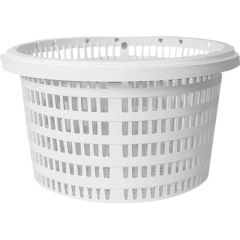Panier Skimmer Piscine, Panier De Remplacement Pour Skimmer De Piscine 19 Cm, Panier Rond Pour Skimmer De Piscine Pour Filtre Les Feuilles, L'herbe, Les Cheveux, L'écume, Etc. (1914.511CM)