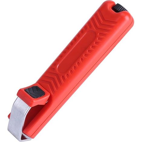 Abisolierzange mit einstellbarer Schnitttiefe für PVC- und Gummikabel (1/5)