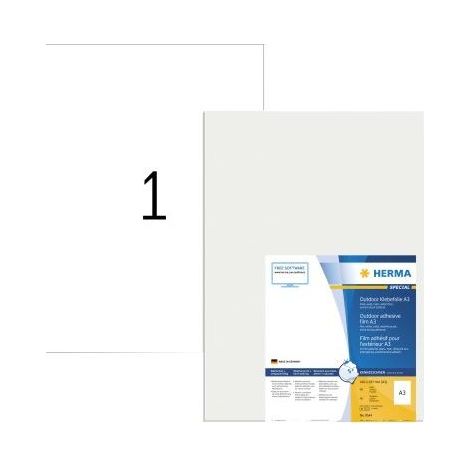 HERMA Etik. A3 Outdoor Klebefolie weiß 297x420 mm    40 St (9544) (1/5)