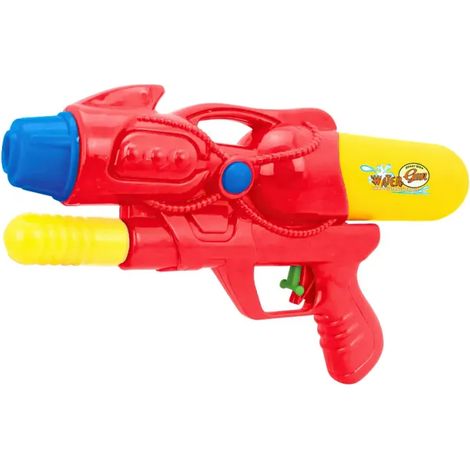 Marbueno pistola de agua plastico presion aire roja 27,6x15 cm