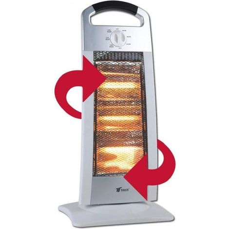 Riscaldatore al quarzo 400-800-1200W  Riscaldatore elettrico portatile con maniglia per il trasporto  Riscaldamento efficiente