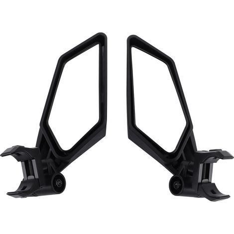 【GOOFIT】Adjustable telescopic side mirrors (pair) for off-road motorcycles, compatible with quads, SSVs, all-terrain vehicles, ATVs and other off-road vehicles.--DTEKGAZ