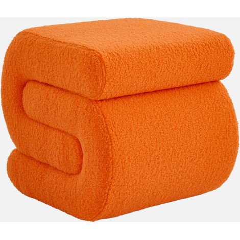Pouf in bouclé