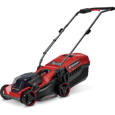 Einhell Akku-Rasenmäher GE-cm 18/32 C Li BL-Solo Power X-Change (18 V, 32 cm Schnittbreite, bis 270 m², Brushless, 27 L Fangkorb, randnahes Mähen, ohne Akku)