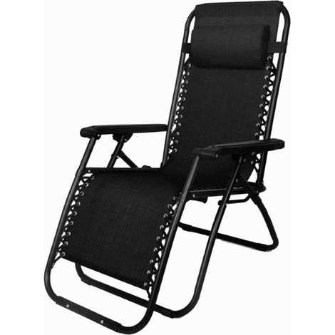 Poltrona design nero cm 172x66 h.108 - guercio (1/2)