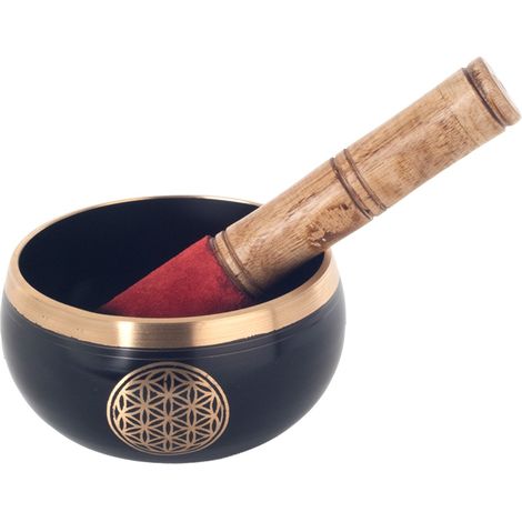 Signes Grimalt Cuenco Tibetano Regalo Cuenco Tibetano Complementos Natura Dorado 11x11x7cm 37489