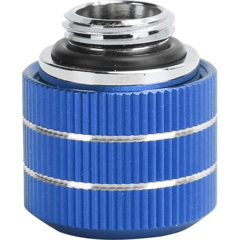Raccords rigides pour tubes à vis rapide, refroidissement liquide, 20 kg, anti-chute, vis rapide HYGKNB12M (bleu) (1/5)