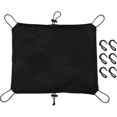 Housse de bagage élastique imperméable pour moto, filet de rechange avec crochets, accessoires de moto, facile à utiliser (1/5)