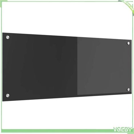 Dosseret de cuisine - FAFEISY - 42001247 - Gris foncé - Verre trempé - 100 x 40 cm (1/5)