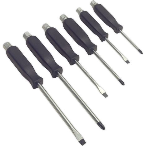 Sealey Siegen Hammer-Thru Screwdriver Set 6pc S0535