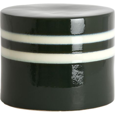 Tavolino Light & Living MOOCA in ceramica verde scuro-bianco –